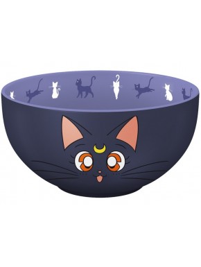 Bol de Sailor Moon con diseño de gato Luna