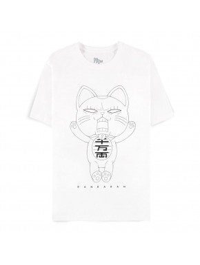 Camiseta blanca Dandadan Turbo Granny diseño frente y espalda