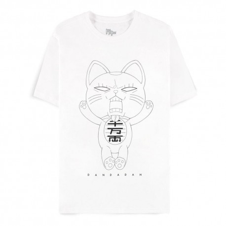 Camiseta branca Dandadan Turbo Granny design frente e verso
