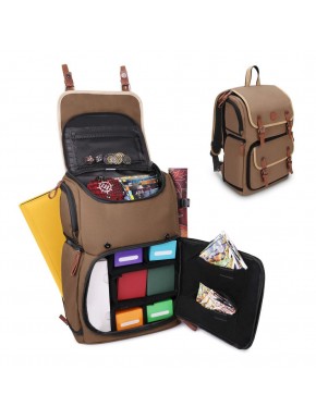 Mochila tan Enhance TCG Series para cartas de juegos de mesa