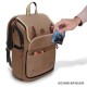 Mochila tan Enhance TCG Series para cartas de juegos de mesa