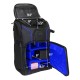 Mochila USA Gear MTG Deck Bag negra con azul con compartimentos para juegos