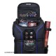 Mochila USA Gear MTG Deck Bag negra con azul con compartimentos para juegos