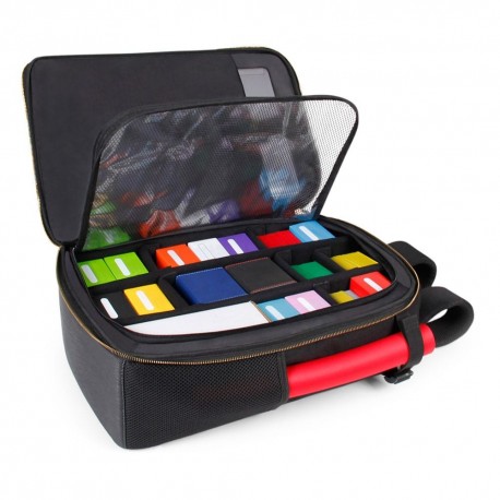 Mochila negra para cartas coleccionables Enhance TCG