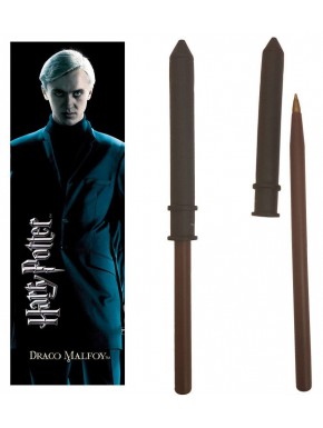 Set pen and bookmark Draco Malfoy Harry Potter