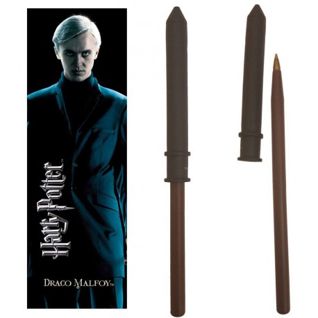Set bolígrafo y marcapáginas Draco Malfoy Harry Potter