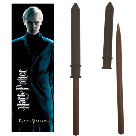 Set pen and bookmark Draco Malfoy Harry Potter