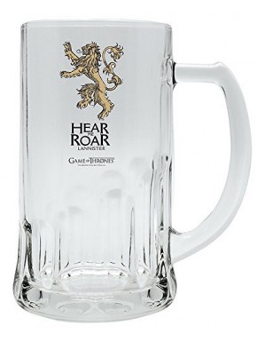 Jarra Cerveza cristal Lannister Juego de Tronos