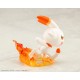 Statue de Victor et Scorbunny de Pokémon sur base rouge