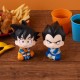 Estatuas de Son Goku y Vegeta de 11 cm con cojines