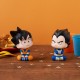 Estatuas de Son Goku y Vegeta de 11 cm con cojines