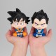Estatuas de Son Goku y Vegeta de 11 cm con cojines