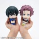 Estatuas de Rin y Sae Itoshi de Blue Lock con cojines exclusivos
