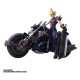 Figura y motocicleta Cloud Strife Hardy-Daytona de 15 cm