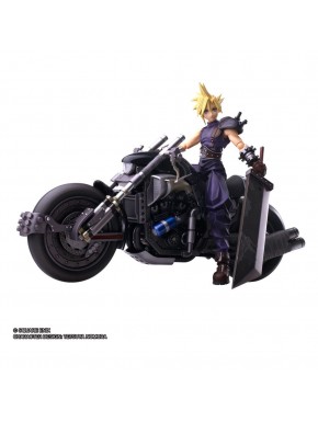 Figura y motocicleta Cloud Strife Hardy-Daytona de 15 cm