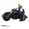 Figurine et Véhicule Cloud Strife & Hardy-Daytona 15 cm de Final Fantasy VII