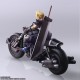 Figura y motocicleta Cloud Strife Hardy-Daytona de 15 cm