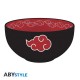 Bol Akatsuki Naruto Shippuden negro y rojo 600 ml