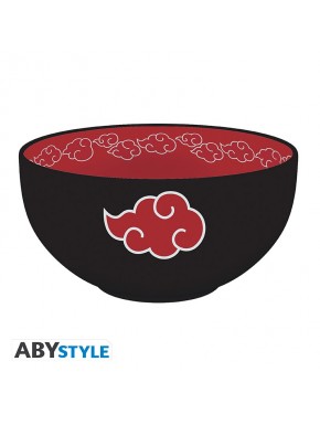 Bol Akatsuki Naruto Shippuden negro y rojo 600 ml