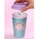 Travel mug Porcelain Pusheen Unicorn