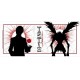 Caneca Death Note com design de Light e Ryuk