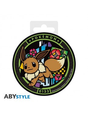 Posavasos cerámico con diseño de Eevee de Pokémon