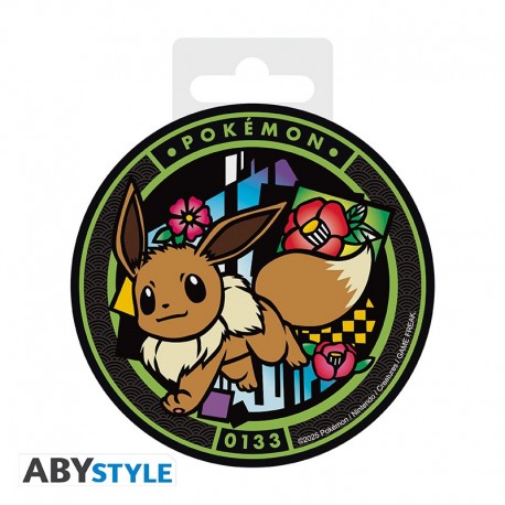 Posavasos cerámico con diseño de Eevee de Pokémon
