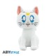 Peluche Artemis de Sailor Moon blanco con símbolo lunar