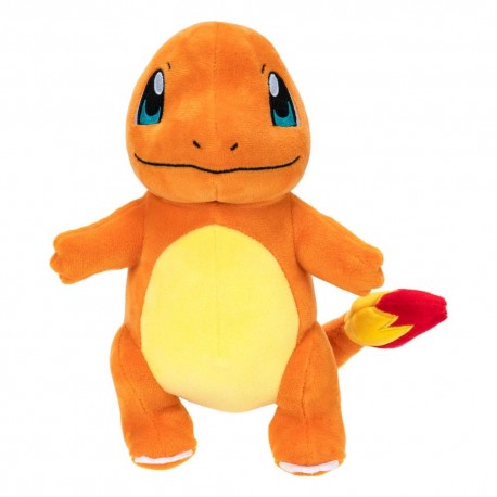 Peluche Charmander 20 cm avec queue de flamme