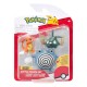Pack de 3 figuras Pokémon con Charmander, Trubbish y Poliwhirl