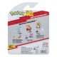 Pack de 3 figuras Pokémon Torkoal, Axew y Frogadier
