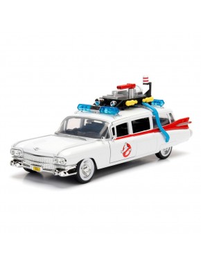 Vehículo ECTO-1 de Ghostbusters a escala 1/24