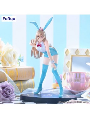 Estatua de Power Chainsaw Man BiCute Bunnies azul 30 cm