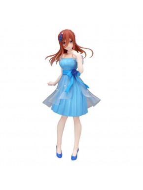 Estatua de Nakano Miku vestido azul de 21 cm