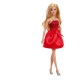 Muñeca Barbie 80 aniversario con vestido rojo de Mattel