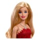 Muñeca Barbie 80 aniversario con vestido rojo de Mattel