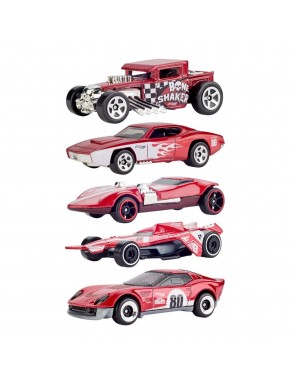 Pack de 5 vehículos Hot Wheels Die-Cast 1/64