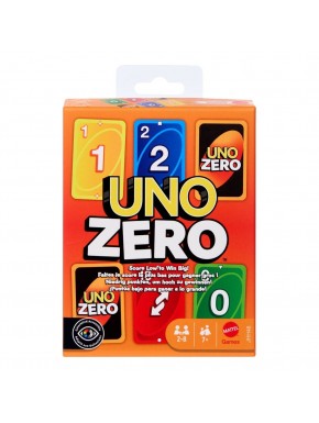 Jogo de cartas UNO Zero da Mattel