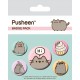 Pack Chapas Pusheen says Hi