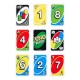 Boîte et cartes du jeu de cartes UNO Flex par Mattel