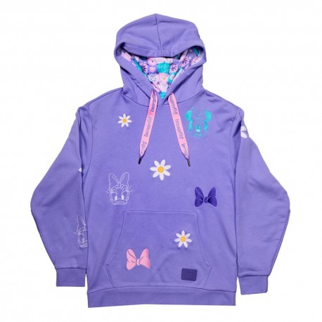 Sudadera morada Disney Loungefly Daisy 85 aniversario