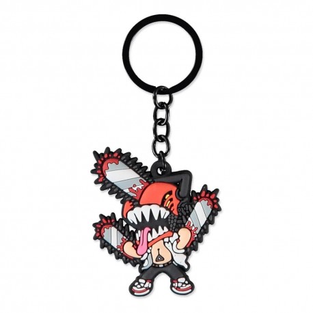 Chaveiro de borracha Chainsaw Man 16 cm