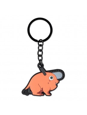 Chaveiro de borracha Pochita Chainsaw Man