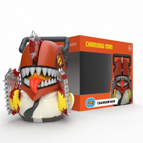 Figura Tubbz Chainsaw Man de PVC em caixa