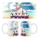 Taza de cerámica Chainsaw Man Power con diseño colorido