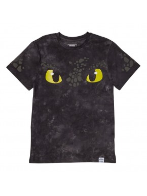 Camiseta unisex negra de Cómo entrenar a tu dragón con eslogan
