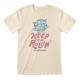 Camiseta Dungeons & Dragons Keep On Rolling en color crema con dibujo de dado