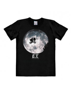 Camiseta E.T. o Extraterrestre com design de lua