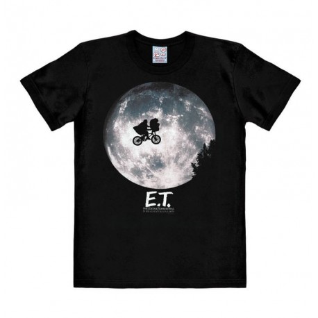 Camiseta E.T. o Extraterrestre com design de lua