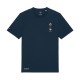 Camiseta azul marinho Genshin Impact Kamisato Ayaka